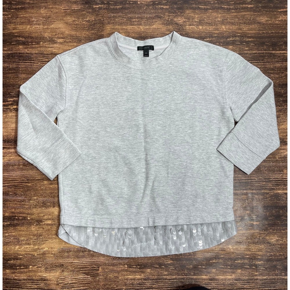 j crew sweatshirt 3/4 sleeve size XS
